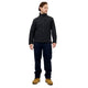 Citeco Black Soft Shell Jacket 2XL - UPF 50+ Protection - Fleece Lined