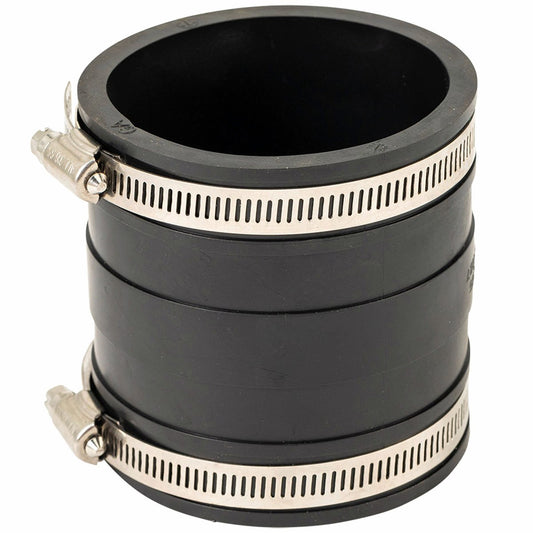 Deks Industries Rubber Joiner - 80mm - EPDM - 2 Clamps – view 2 - Auzzistore