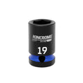 Kincrome 19mm Impact Socket - 1/2 Inch - Cr-Mo Steel - Durable Design