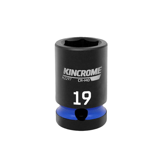 Kincrome 19mm Impact Socket - 1/2 Inch - Cr-Mo Steel - Durable Design