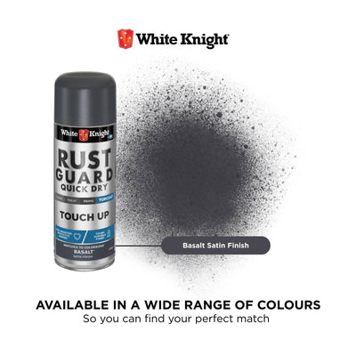 White Knight Rust Guard 300g Basalt Satin Touch Up Spray Paint