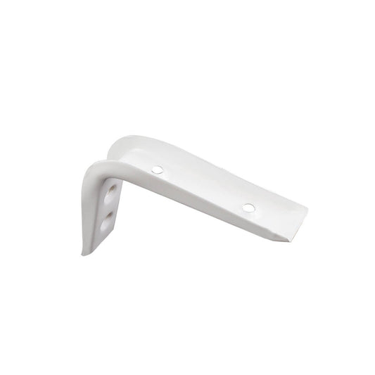 Carinya White Angle Bracket 100x75mm Powder Coated Steel Durable - Auzzistore