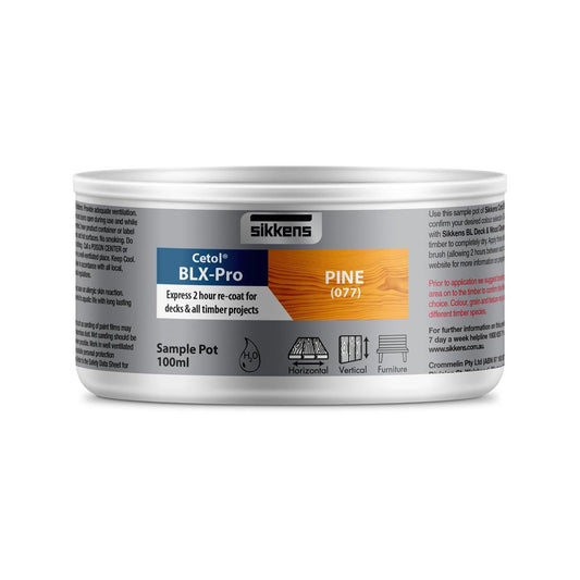 Sikkens Pine Cetol Blx Pro Timber Stain 100ml Water Based Quick Drying - Auzzistore
