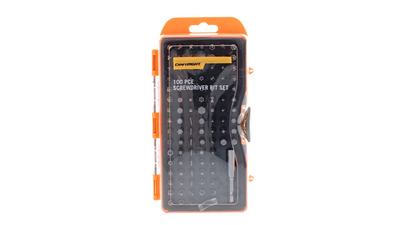 Craftright 100 Piece Screwdriver Bit Set - Chrome Vanadium Steel - Durable