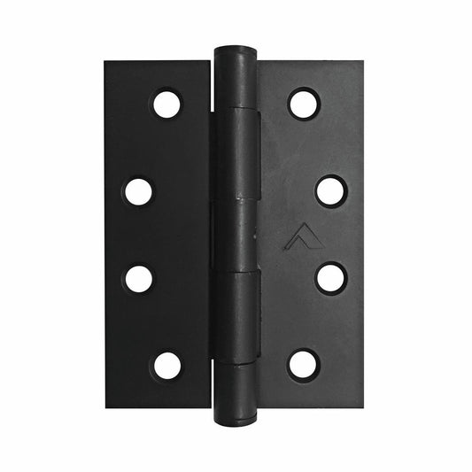 Pinnacle Butt Hinge - 100x75mm - Black - 2 Pack - Fixed Pin - Durable