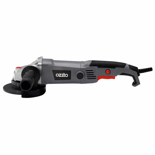 Ozito Angle Grinder - 125mm - Plastic, Metal - 1200W Motor – view 2 - Auzzistore