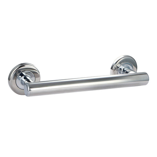 Evekare 300mm Brushed Nickel Linear Grab Rail - Durable Support - 250kg Weight Rating