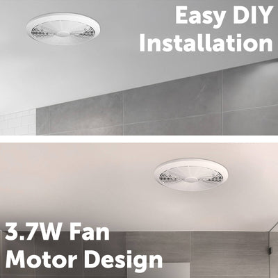 Arlec 250mm Exhaust Fan - Plastic - Low Noise - Easy Clean Grill