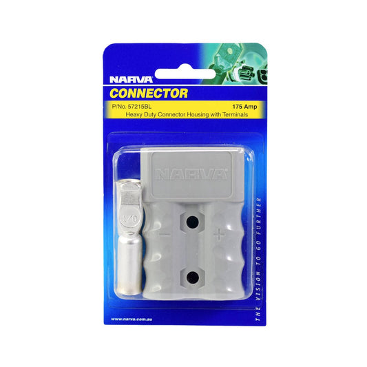 Narva 175A Heavy Duty Connector Housing - Grey - 1 Pack - Copper Terminals – view 2