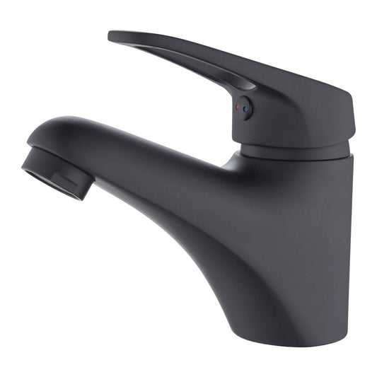 Estilo Serena Basin Mixer - 35mm - Matte Black - Water Efficient - Lead-Free