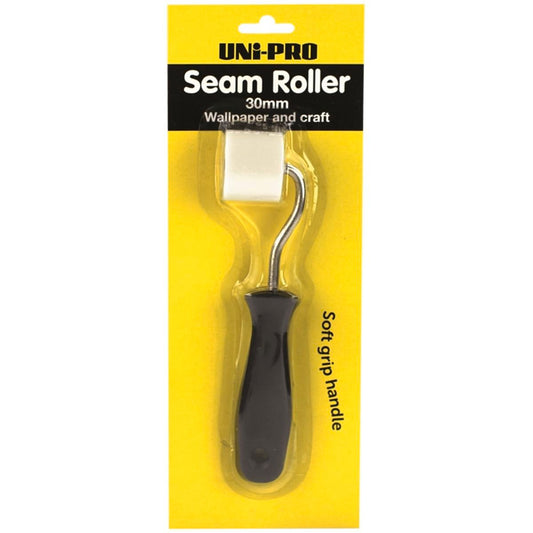 Uni Pro Seam Roller - 30mm Plastic - Lightweight - Comfortable Grip - Auzzistore