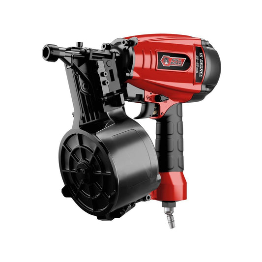 Full Boar Air Coil Nail Gun - 65mm - 200-300 Nail Capacity - Depth Adjustment - Auzzistore