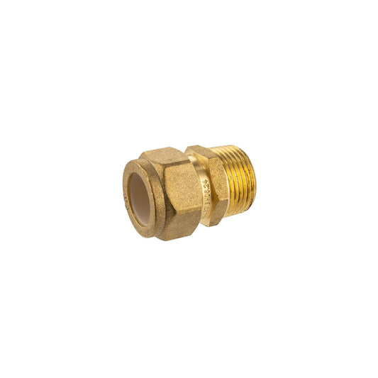 Brasshards Brass Male Compression Union 20c x 20mi - Lead-Free - WaterMark Approved - Auzzistore