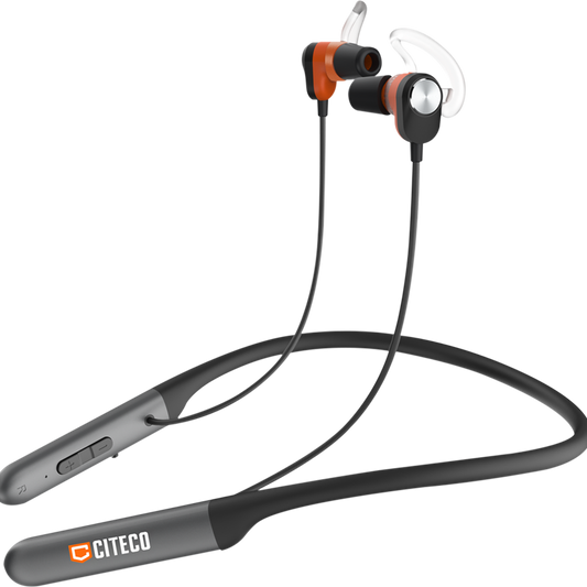 Citeco Bluetooth Noise Isolating Earbuds - 26dB Noise Isolation - ENC Microphone - IPX4 Sweat Resistant