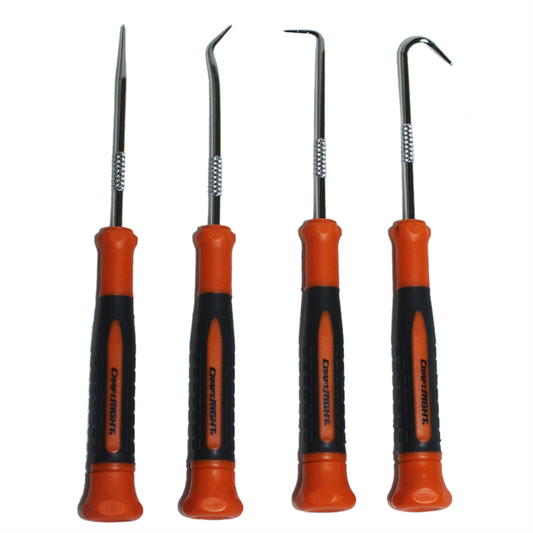 Craftright Hook and Pick Set - 4 Piece - Steel - Ergonomic Handles
