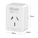 Arlec White Grid Connect Smart Plug In Socket With Energy Meter Single Pack