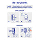 Permastik Spring Clips 4 Pack - 110mm x 205mm - White - Holds 500g