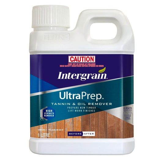 Intergrain UltraPrep Tannin & Oil Remover 1L Salts Based Low Odour