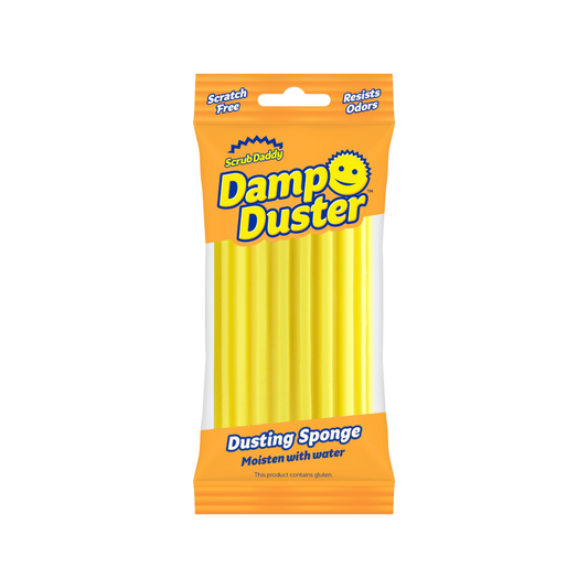 Scrub Daddy Damp Duster 1 Pack - 80mm x 170mm x 50mm - Efficient Dust Collection - Auzzistore