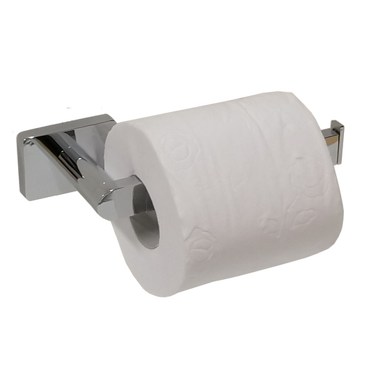 Barelli Rigoni Chrome Single Toilet Roll Holder - 1 Roll - 180mm x 42mm x 70mm - Chrome – view 2