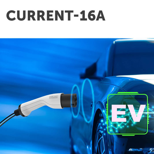 Arlec EV Charging Cable - 7m - IP65 - 11kW 16A - Type 2 Connector - Black/White – view 2 - Auzzistore
