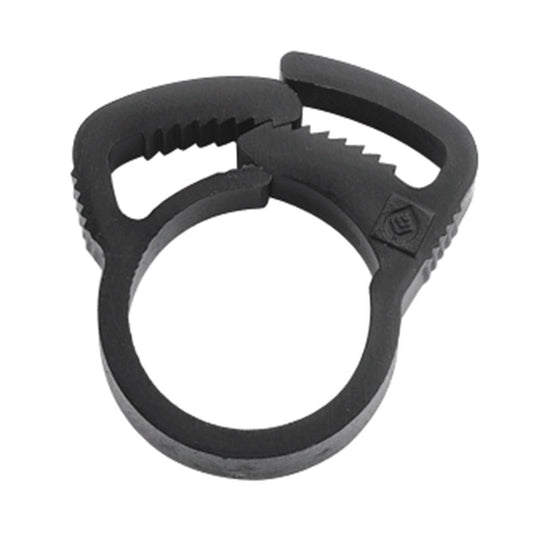 Toro 13mm Single Locking Clamp - Black - UV Stabilised - Secure Grip - Single - Auzzistore