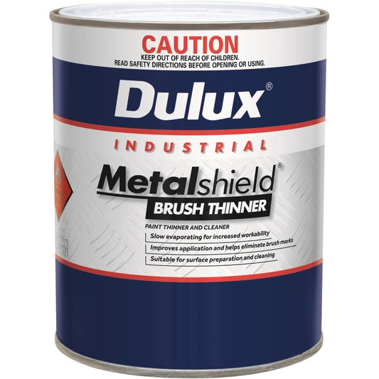 Dulux Metalshield Brush Thinner 4L PAINT Slow Evaporating Solution - Auzzistore