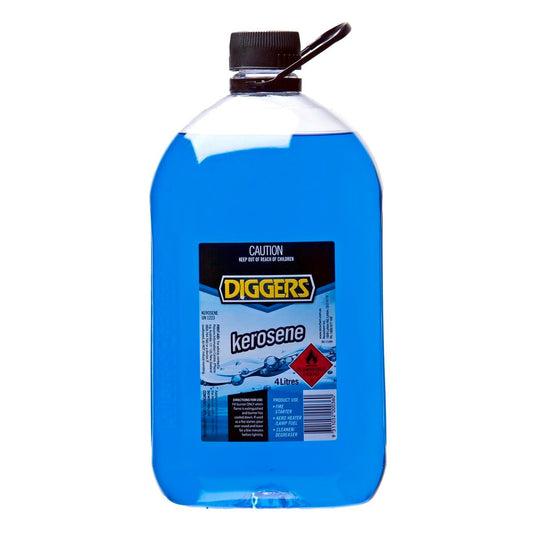 DIGGERS™ Kerosene 4L Liquid Heater Fuel Degreaser Low VOC - Auzzistore