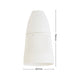 Deta White Suspension Lamp Holder - B22 Bayonet - 40mm Polyester - Easy Grip