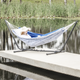 Two Trees Single Cotton Hammock 120cm x 220cm Soft Durable Fabric