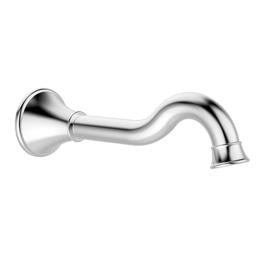 Mondella Chrome Maestro Classic Bath Spout - 214mm - Lead-Free Brass - Chrome