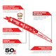 Diablo Reciprocating Saw Blade - 9" - Carbide - General Purpose
