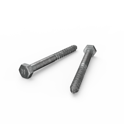 Zenith Hot Dip Galvanised Hex Head Coach Screws M8 x 90mm 25 Pack