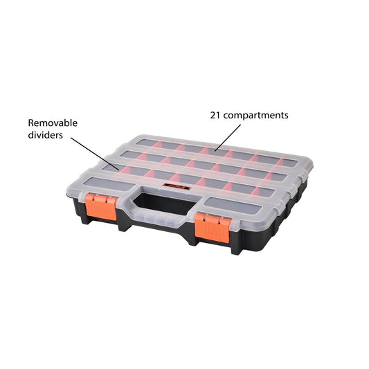 Tactix Compartment Organiser - 310mm - Polypropylene - Heavy Duty – view 2 - Auzzistore