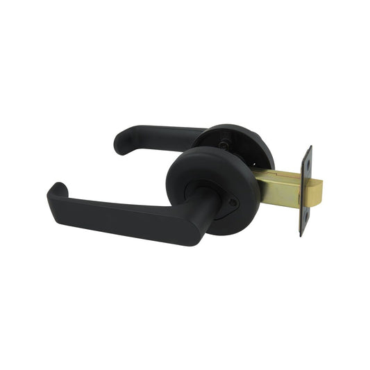 Gainsborough Neue Telo Privacy Lever Set - Matt Black - 138mm x 65mm - Accessibility – view 2 - Auzzistore