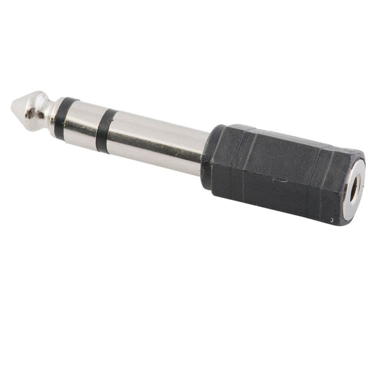 Antsig 6.35mm Stereo Plug Adaptor to 3.5mm Socket Nickel Brass Durable
