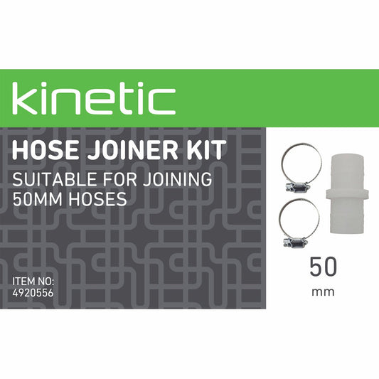 Kinetic 50mm Hose Joiner Kit - Polypropylene - Durable - Easy To Use – view 2 - Auzzistore