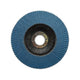 Josco 125mm 80 Grit Abrasive Flap Disc - Zirconia - Fast Grinding - Blue