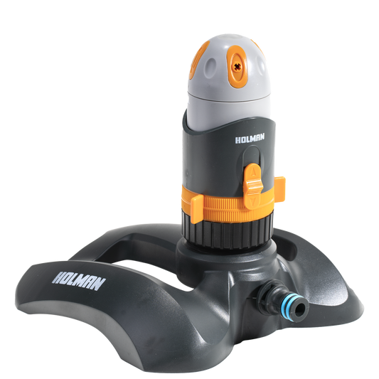 Holman Gear Drive Sprinkler - 110m² Coverage - 12m Spray Diameter - Auzzistore