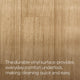 Matpro Vinyl Flooring - 1m x 3m - Light Wood - Easy to Clean