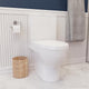 Mondella Chrome Toilet Paper Holder - Metal - Wall Mounted - Durable