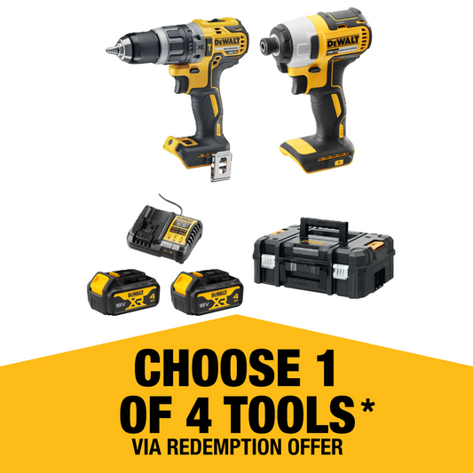 Dewalt 18V XR 2 Piece Combo Kit - 4.0Ah - Compact & Lightweight Design – view 2 - Auzzistore