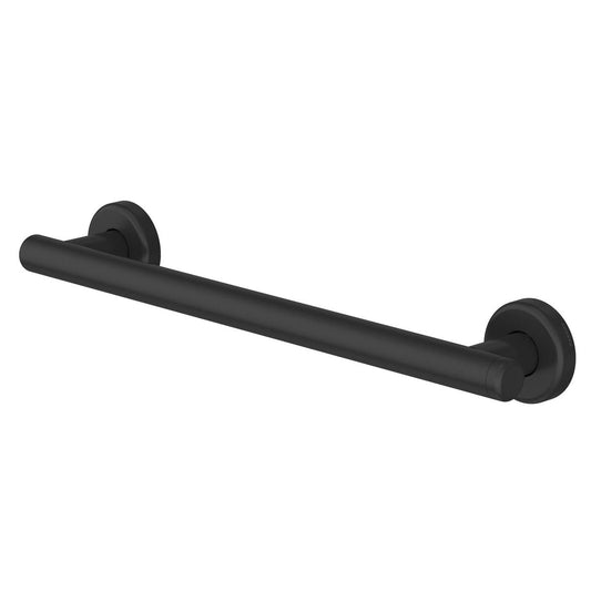 Homecare By Caroma 450mm Black Matte Straight Grab Rail - Safety Support