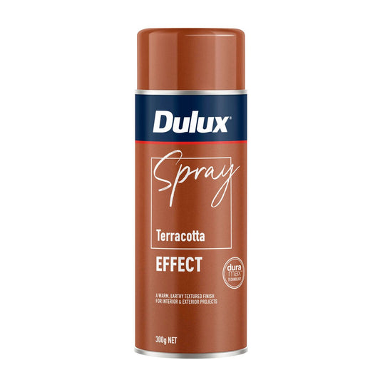 Dulux Spray Paint Effects 300g Terracotta Concrete - Textured Finish - Auzzistore