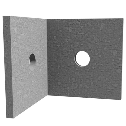 Dunnings Galvanised Angle Bracket 65mm x 5mm Heavy-Duty Steel - Auzzistore