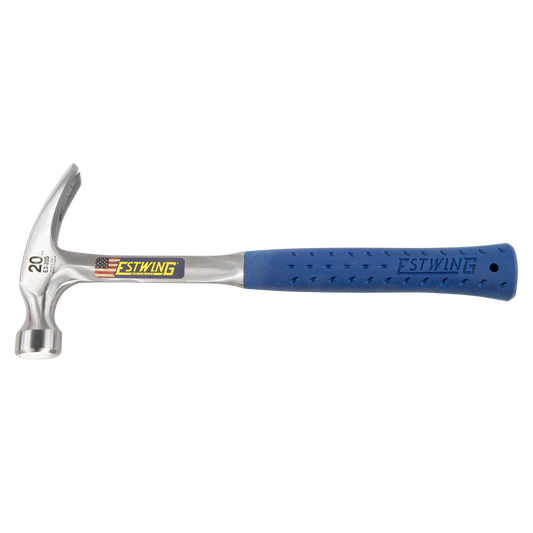 Estwing 20oz Framing Hammer Straight Rip - Solid Steel - Shock Reduction Grip - Made in USA - Auzzistore