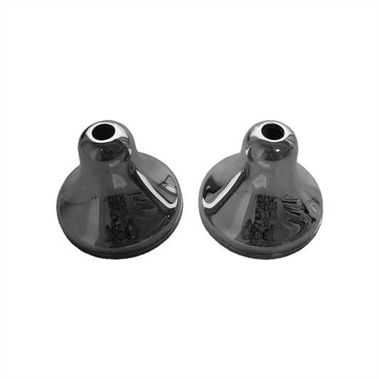 Shaw Mason Chrome Recess Flange - Pack of 2 - Brass - Easy Install - Auzzistore
