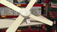 Mercator Grange Ceiling Fan - 130cm White - Plywood - Quiet Operation