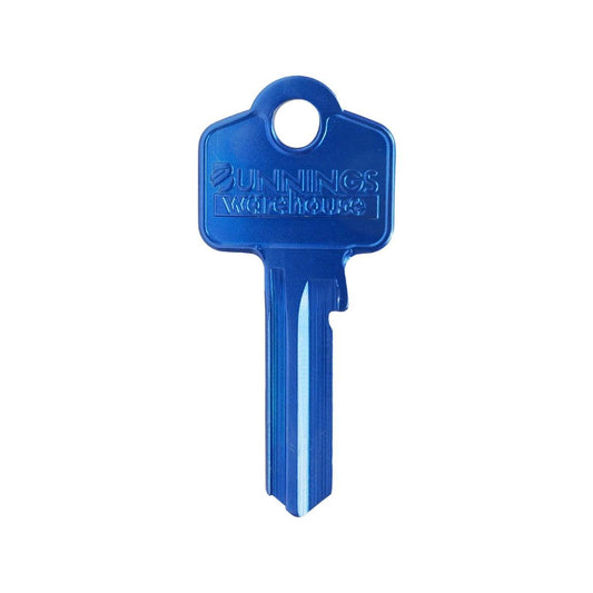 EHI Blue Blank Key - 53mm - Aluminium - Key Cutting Service - Auzzistore