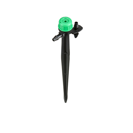 Pope 180° Trickler on Stake Single - Garden Watering Solution - 20mm x 135mm - Variable Flow Rate - Auzzistore